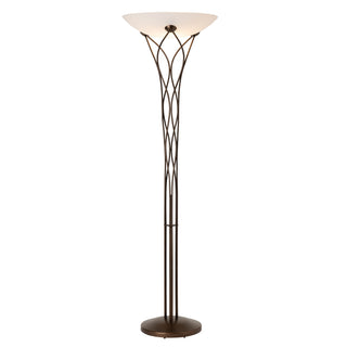 Lattice Lattice Torchiere in Bronze