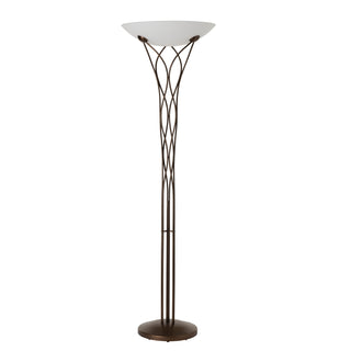 Lattice Lattice Torchiere in Bronze