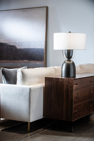 Union Union Table Lamp in Dark Smoke