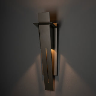 Linea Linea Small Outdoor Sconce in Coastal Dark Smoke