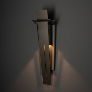 Linea Linea Small Outdoor Sconce in Coastal Dark Smoke