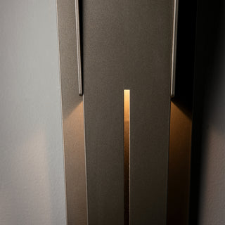 Linea Linea Small Outdoor Sconce in Coastal Dark Smoke