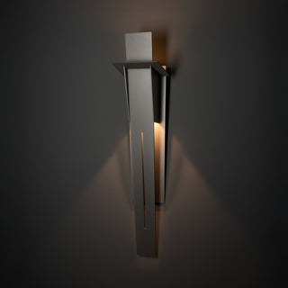 Linea Linea Medium Outdoor Sconce in Coastal Burnished Steel
