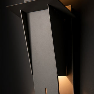 Linea Linea Medium Outdoor Sconce in Coastal Burnished Steel