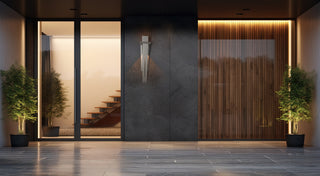 Linea Linea Medium Outdoor Sconce in Coastal Burnished Steel