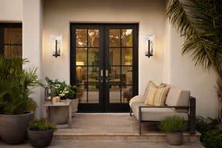 Arc Arc Large Outdoor Sconce in Coastal Dark Smoke