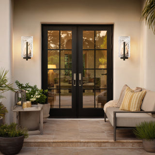 Arc Arc Large Outdoor Sconce in Coastal Dark Smoke