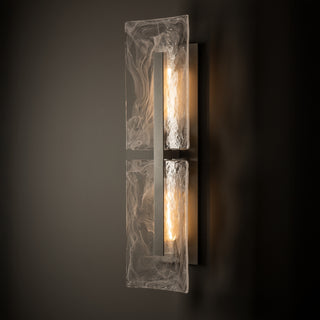 Arc Arc Tall Outdoor Sconce in Coastal Burnished Steel