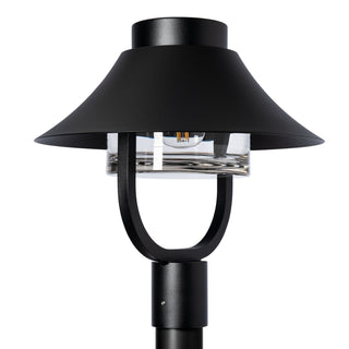 Stowe Stowe Outdoor Lantern Post Light in Coastal Black