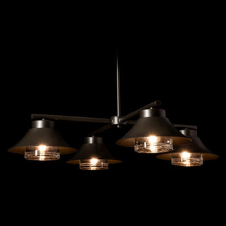 Stowe Stowe 4-Light Outdoor Pendant in Coastal Dark Smoke