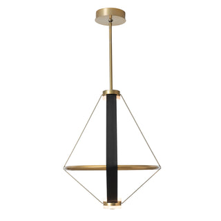 Aspen Aspen Large LED Lantern in Modern Brass