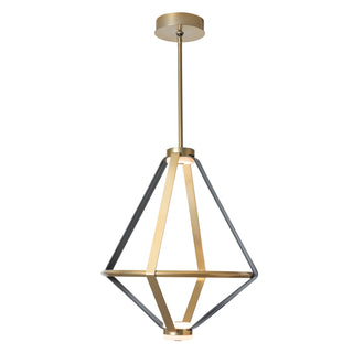 Aspen Aspen Large LED Lantern in Modern Brass