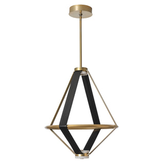 Aspen Aspen Large LED Lantern in Modern Brass