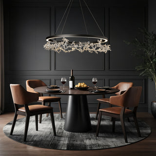 Coral Coral LED Ring Pendant in Oil Rubbed Bronze