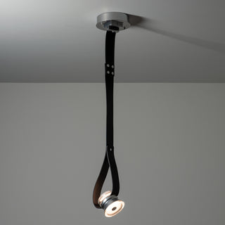 Snaps SNAPS Single LED 45º Pendant w/Metal Cone in Sterling
