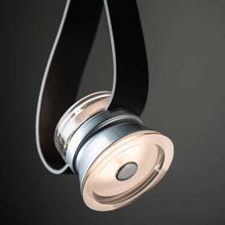 Snaps SNAPS Single LED 45º Pendant w/Metal Cone in Sterling