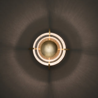 Lustra Lustra Sconce/Flush Mount in Modern Brass