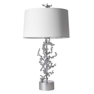 Coral Coral Table Lamp in Sterling