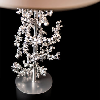 Coral Coral Table Lamp in Sterling