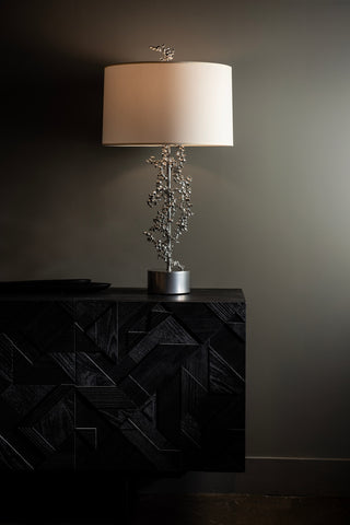Coral Coral Table Lamp in Sterling