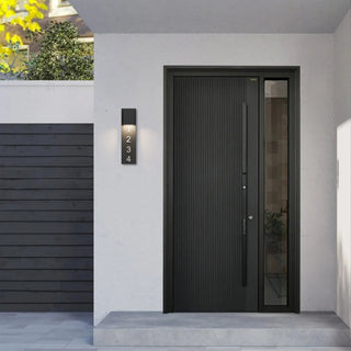 Bishop LED Wall Sconce in Sand Black