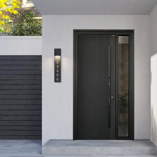 Bishop LED Wall Sconce in Sand Black