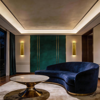 Corithian LED Wall Sconce in Painted Antique Brass