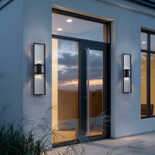 Mars LED Wall Sconce in Sand Black