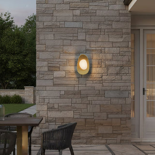Organic LED Wall Sconce in Painted Antique Brass