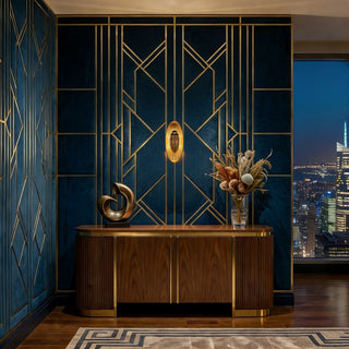 Oval LED Wall Sconce in Painted Antique Brass