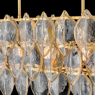 Amira LED Linear Pendant in Distressed Brass