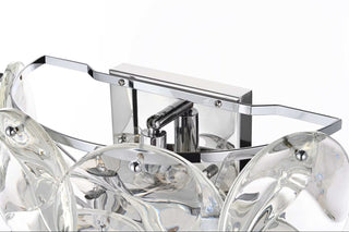 Charlotte Three Light Wall Sconce in Chrome