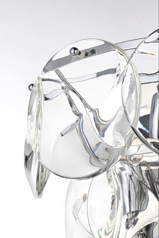 Charlotte Three Light Wall Sconce in Chrome