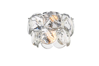 Charlotte Six Light Flush Mount in Chrome