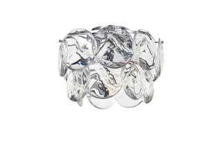 Charlotte Six Light Flush Mount in Chrome