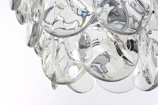 Charlotte 12 Light Flush Mount in Chrome