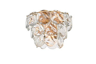 Charlotte 12 Light Flush Mount in Satin Gold
