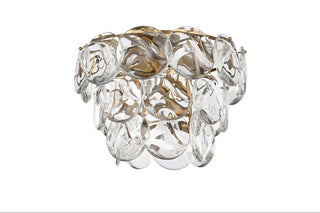 Charlotte 12 Light Flush Mount in Satin Gold