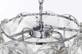 Charlotte Six Light Chandelier in Chrome