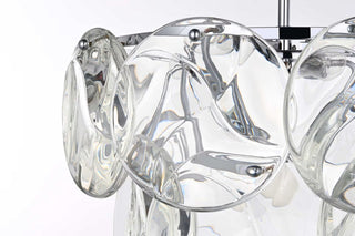 Charlotte Six Light Chandelier in Chrome