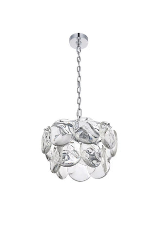 Charlotte Six Light Chandelier in Chrome