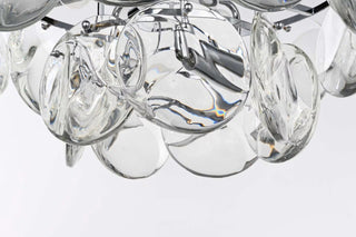 Charlotte Nine Light Chandelier in Chrome