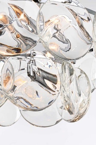 Charlotte Nine Light Chandelier in Chrome