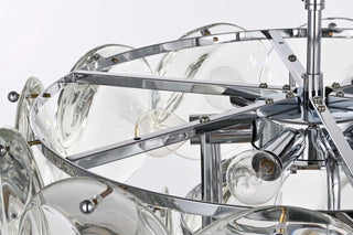 Charlotte Nine Light Chandelier in Chrome