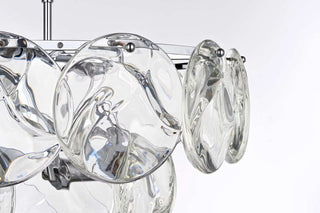 Charlotte Nine Light Chandelier in Chrome
