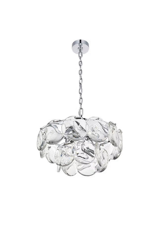 Charlotte Nine Light Chandelier in Chrome