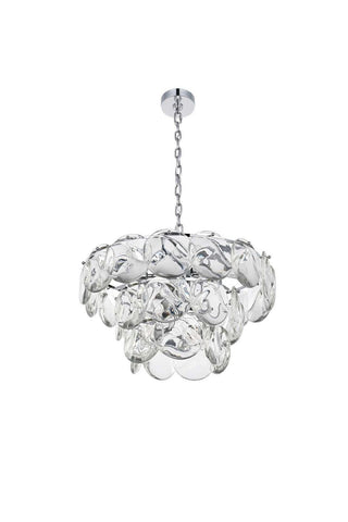 Charlotte 12 Light Chandelier in Chrome