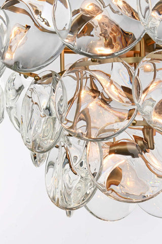 Charlotte 12 Light Chandelier in Satin Gold