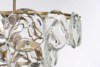 Charlotte 12 Light Chandelier in Satin Gold
