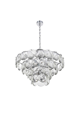 Charlotte 21 Light Chandelier in Chrome